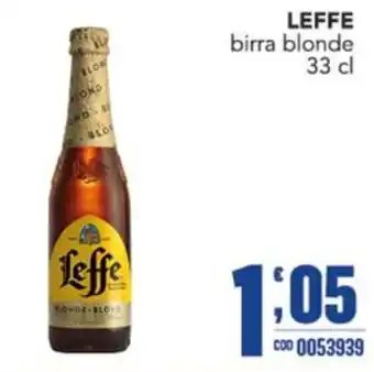 Gruppo di Palo LEFFE birra blonde offerta
