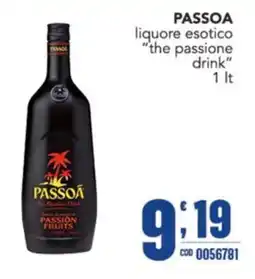 Gruppo di Palo PASSOA liquore esotico "the passione drink" offerta