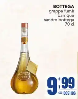 Gruppo di Palo BOTTEGA grappa fumè barrique offerta