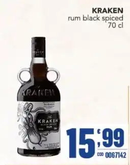 Gruppo di Palo Kraken rum black spiced offerta