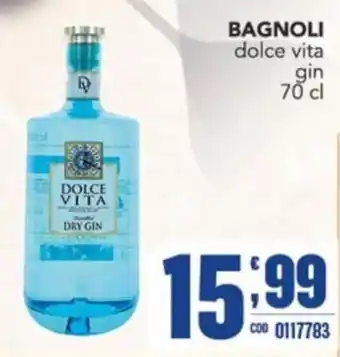 Gruppo di Palo Bagnoli dolce vita gin offerta