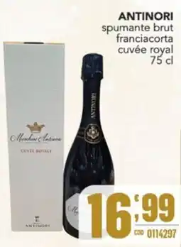 Gruppo di Palo Antinori spumante brut franciacorta cuvée royal offerta