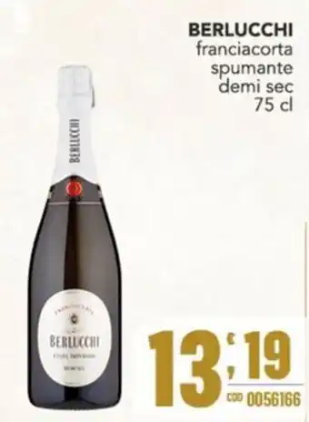 Gruppo di Palo BERLUCCHI franciacorta spumante demi sec offerta