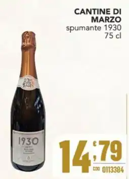 Gruppo di Palo Cantine di Marzo spumante 1930 offerta