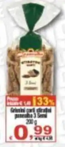 CTS Supermercati Grano cotto strudel pane di 3 Semi offerta