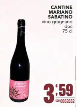 Gruppo di Palo Cantine Mariano Sabatino vino gragnano offerta