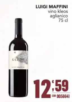 Gruppo di Palo LUIGI MAFFINI vino kleos aglianico offerta