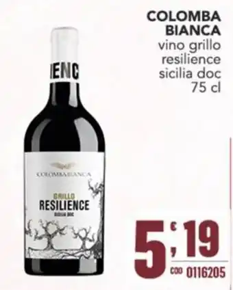 Gruppo di Palo Colomba Bianca Grillo Resilience offerta