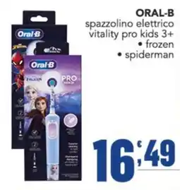 Gruppo di Palo ORAL-B spazzolino elettrico vitality pro kids 3+ offerta