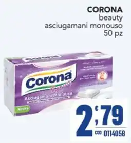 Gruppo di Palo Corona beauty asciugamani monouso offerta