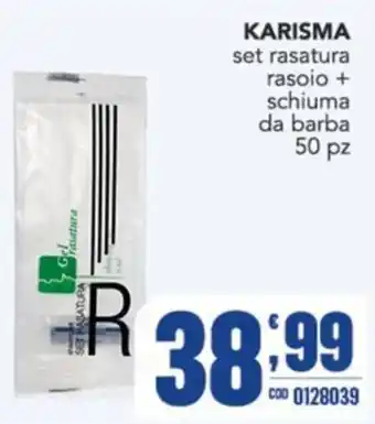Gruppo di Palo Karisma set rasatura offerta