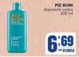 Gruppo di Palo PIZ BUIN doposole corpo offerta