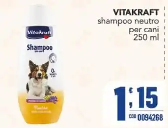 Gruppo di Palo Vitakraft shampoo neutro per cani offerta