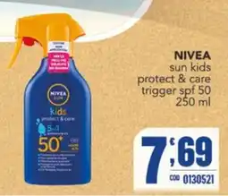 Gruppo di Palo NIVEA sun kids protect & care trigger spf 50 offerta