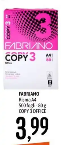 Emisfero FABRIANO Risma A4 offerta