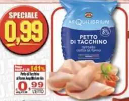 CTS Supermercati Aequilibrium petto di tacchino offerta