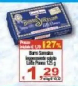 CTS Supermercati Burro Sansaio leggermente salato offerta