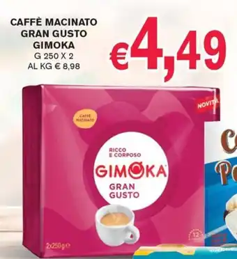 Caffè macinato Gran Gusto Gimoka