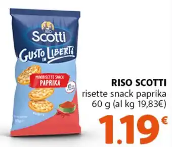 Riso Scotti risette snack paprika