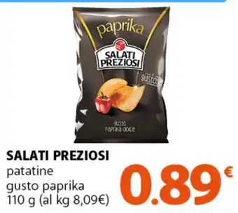 SALATI PREZIOSI patatine gusto paprika