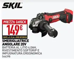 Ottimax SKIL Smerigliatrice Angolare 20V offerta