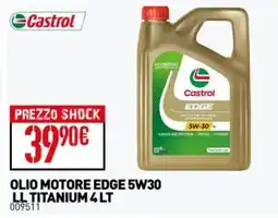 Ottimax Castrol Olio Motore Edge 5W30 LL Titanium offerta