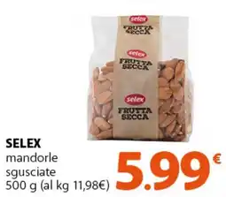 Supermercati Dok SELEX mandorle sgusciate offerta