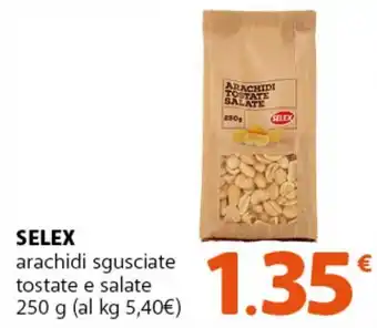 SELEX arachidi sgusciate tostate e salate
