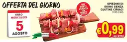 D'Italy Spiedini di suino senza glutine Ciriaci offerta