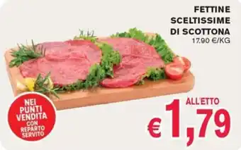 Fettine sceltissime di scottona