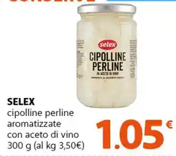 Supermercati Dok SELEX cipolline perline aromatizzate con aceto di vino offerta