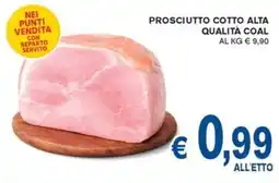 èccoMI Prosciutto cotto alta qualità Coal offerta