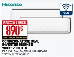 Ottimax CONDIZIONATORE DUAL INVERTER HISENSE offerta