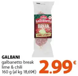 Supermercati Dok Galbanetto break lime & chili offerta