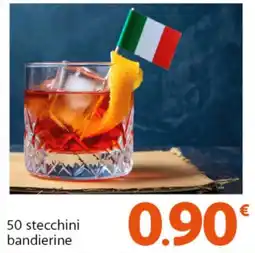 Supermercati Dok stecchini bandierine offerta