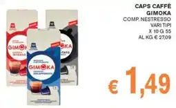 èccoMI Caps Caffè Gimoka offerta