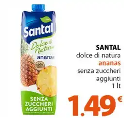 Supermercati Dok Santal Dolce di Natura ananas offerta