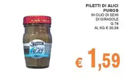 èccoMI Filetti di Alici Puros offerta