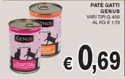 èccoMI Paté Gatti Genus offerta