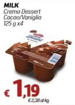 Marotta MILK Crema Dessert Cacao/Vaniglia offerta