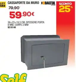 Self CASSAFORTE DA MURO BALTIX offerta