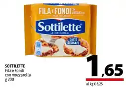 A&O Sottilette Fila e Fondi con mozzarella offerta