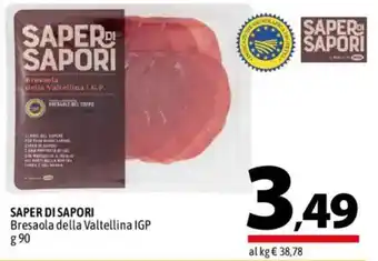 A&O SAPER DI SAPORI Bresaola della Valtellina IGP offerta