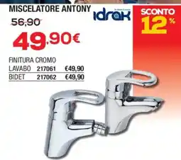 Self Miscelatore Antony offerta