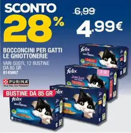 Self Bocconcini per gatti Le Ghiottonerie offerta
