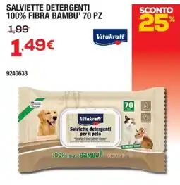 Self Salviette detergenti Vitakraft offerta