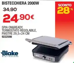 Self Bistecchiera 2000W Blake offerta