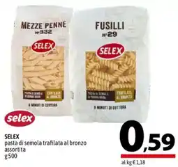 A&O SELEX pasta di semola trafileta al bronzo assortita offerta