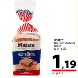 A&O Morato American Sandwich bianco offerta
