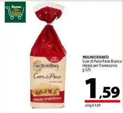 A&O Mulino Bianco Cuor di Pane Pane Bianco offerta
